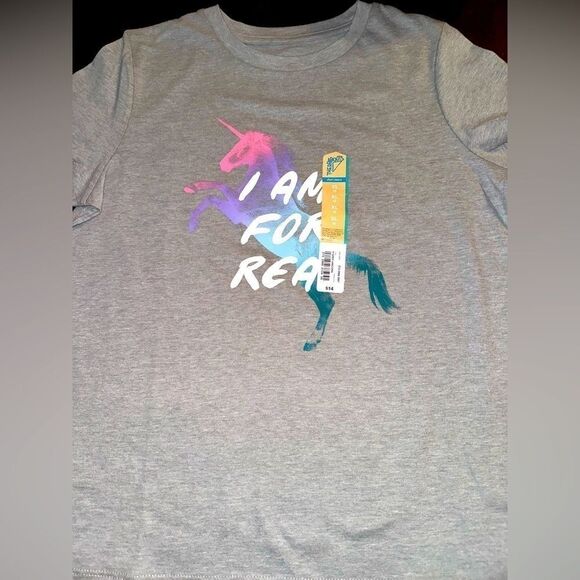 Girls Unicorn T Shirt - NWT - Size 16/XL - Picture 2 of 4